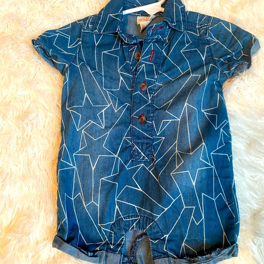 Shooting star denim jumper